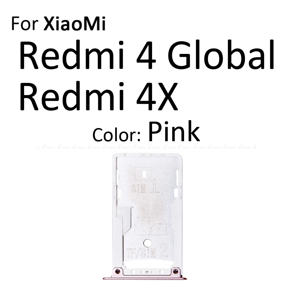 Лоток для sim карты Гнездо Слот ридер адаптер XiaoMi Redmi Note 4 4X Global Micro SD держатель