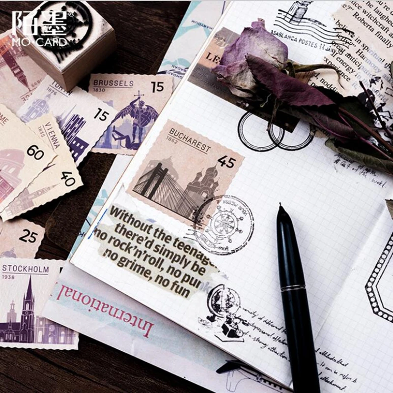 Национальный штамп декоративные наклейки самоклеящиеся Стикеры для