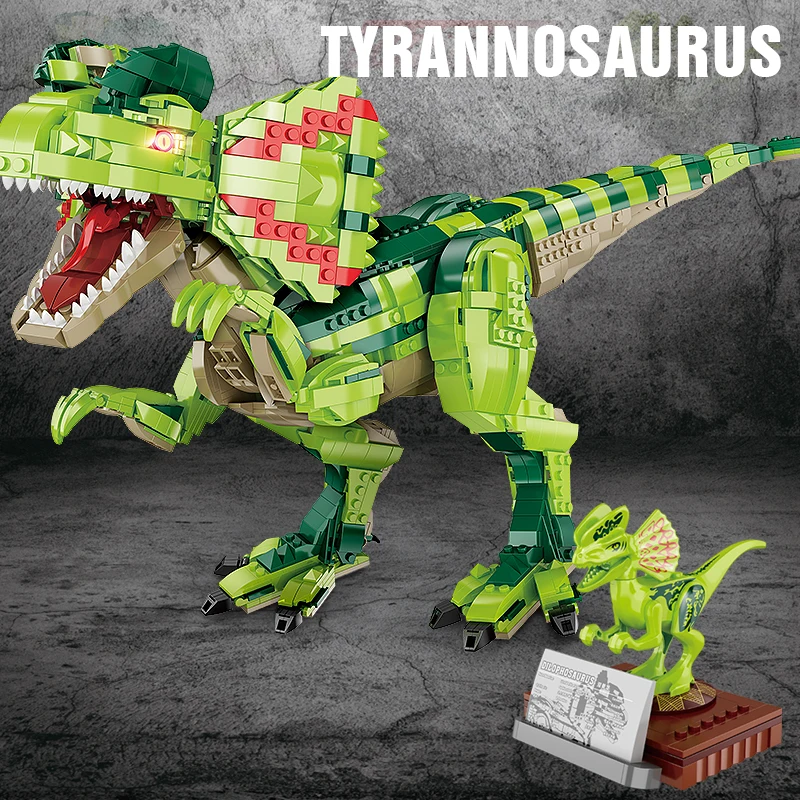 Лего Technic Creator Expert Парк Юрского периода Dilophosaurus Building Block интеллектуальное здание Toy