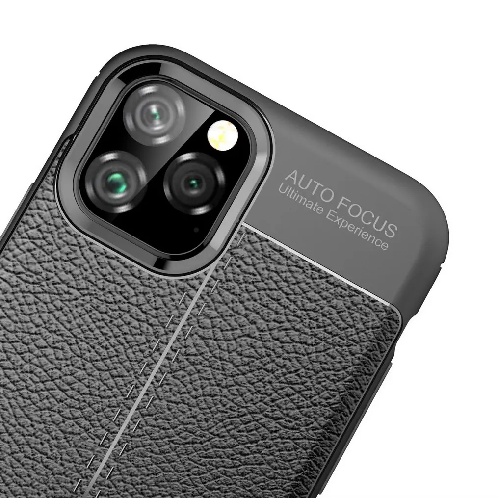 for iphone 11 pro new case protective slim tpu soft silicone shockproof fiber cover for iphone 11 pro max 11 2019 fundas capa free global shipping
