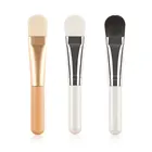 Мягкая щетка для растушевки лица-искусственные кисти для макияжа с деревянной ручкой, портативная косметика для ухода за кожей лица