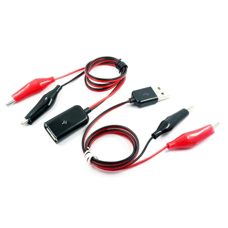 USB 2 0 Мужской Женский зажим крокодил провод тестер детектор постоянного
