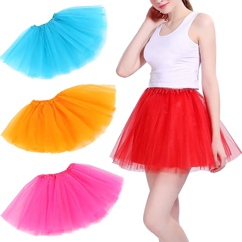 С эластичной резинкой на талии качели Тюлевое платье пачка танцевальная