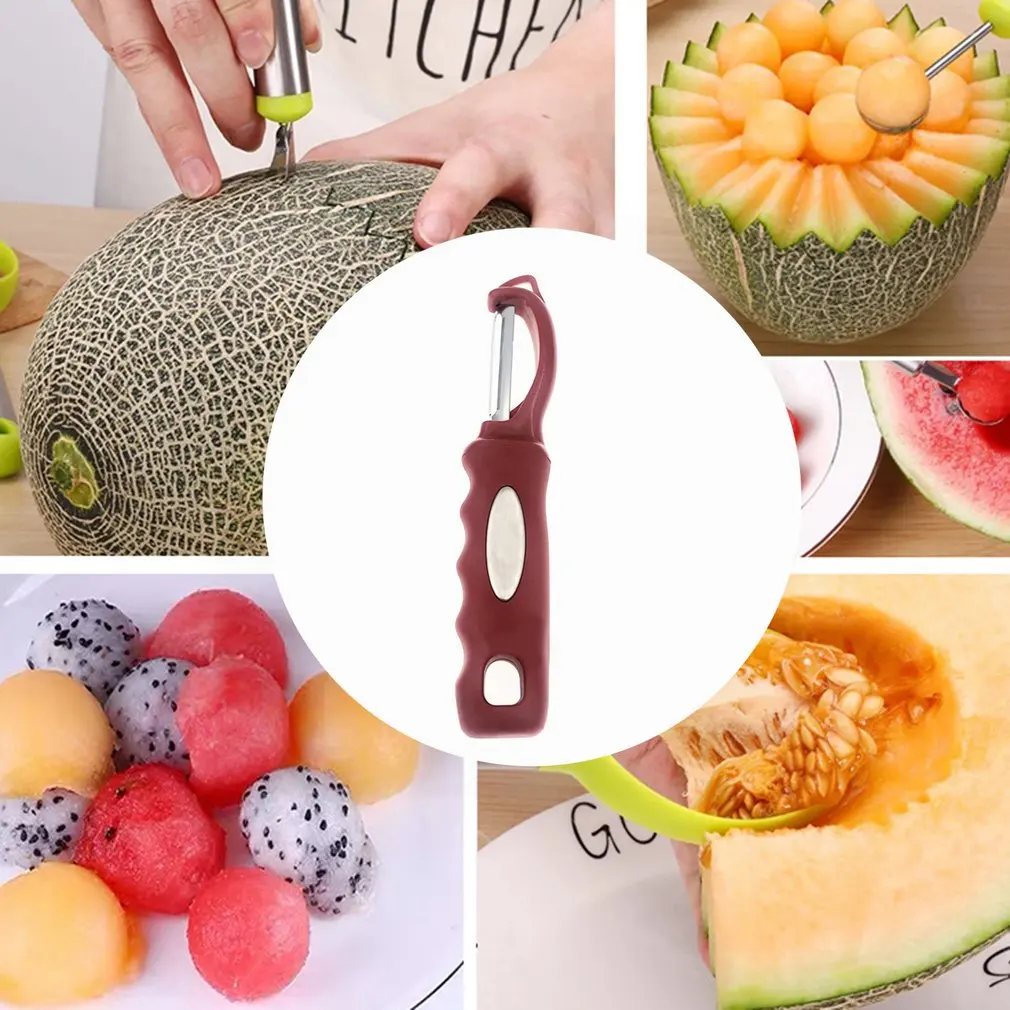 Lightweight Ergonomic Design Stainless Steel Peeler Fruit Melon Planer ABS Handle Kitchen Gadget | Дом и сад