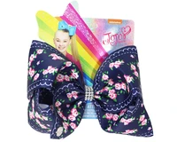 new 8inches flowers hair bows with clip for kids girls boutique big hair clip hairgrips headwear hair accessories