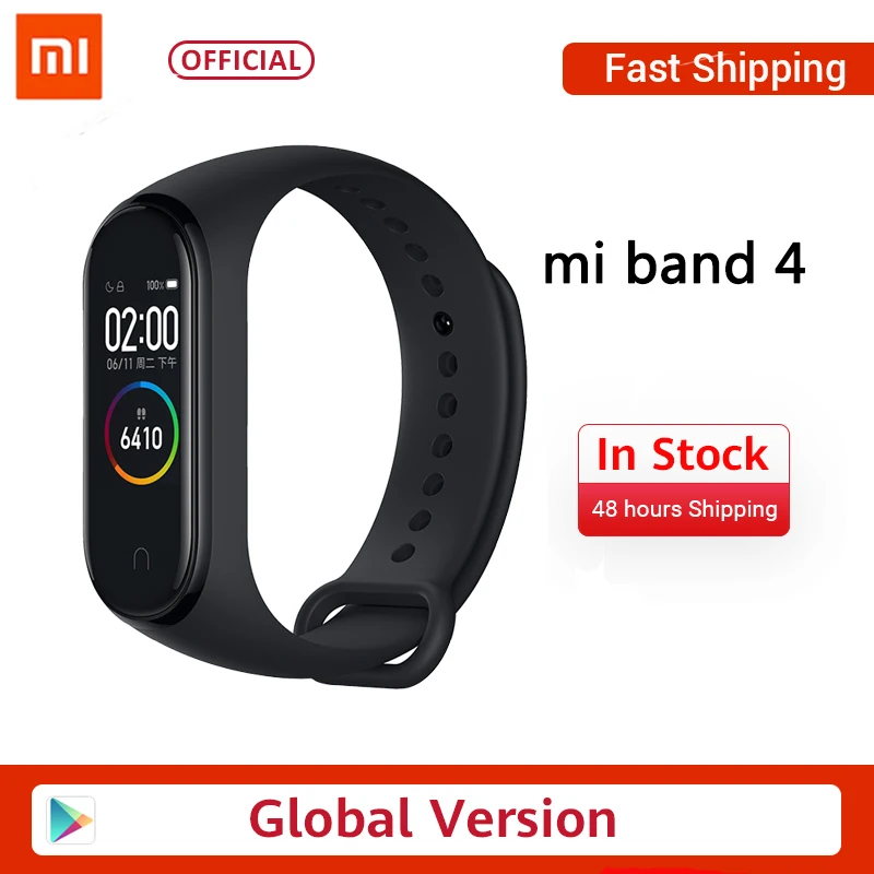 Фитнес браслет Xiaomi Mi band 4 для мужчин и женщин умный фитнес с монитором сна спорта