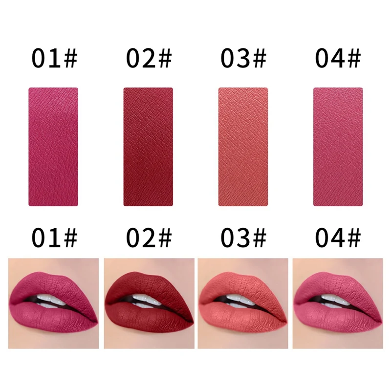 Rose Type Matte Lip Glaze Moisturizing Lasting Waterproof Non-stick Cup Velvet Gloss Balm MKXJ | Красота и здоровье