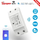 Умный мини-переключатель SONOFF Basic R2 с Wi-Fi, поддержка приложения EWelink, беспроводная домашняя Автоматизация, совместим с Google Home Alexa