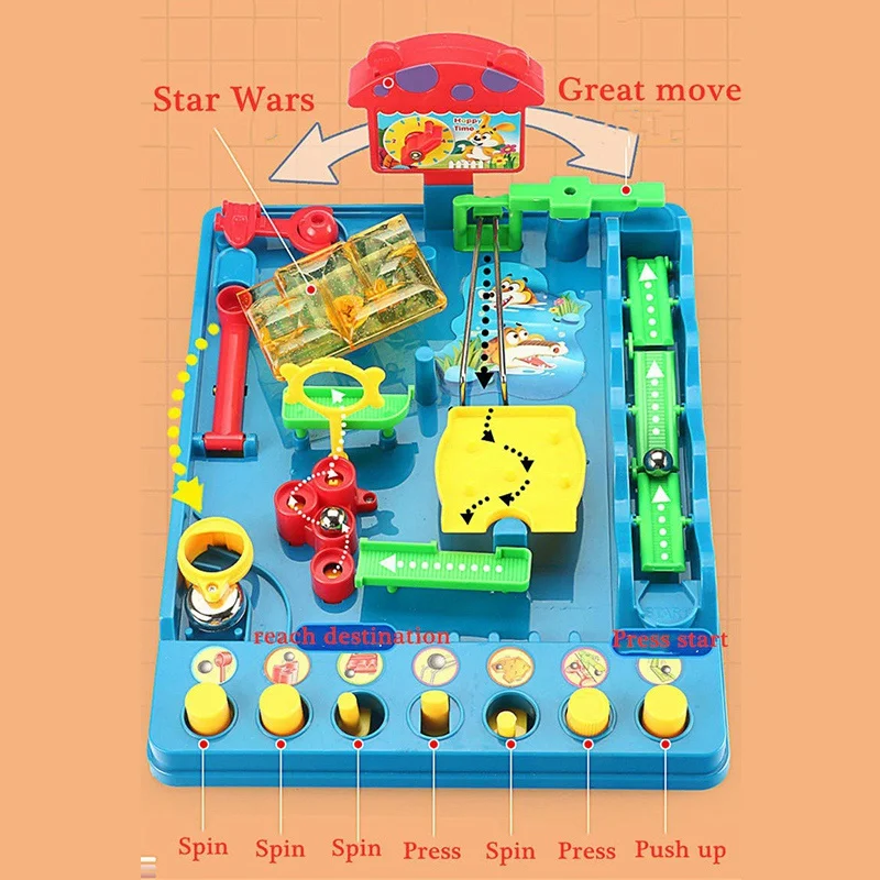 

Intellectual Desktop Game Ball Adventure Puzzle Child Adult Education Toys Water Park Fun and Maze Toy for Children Gift