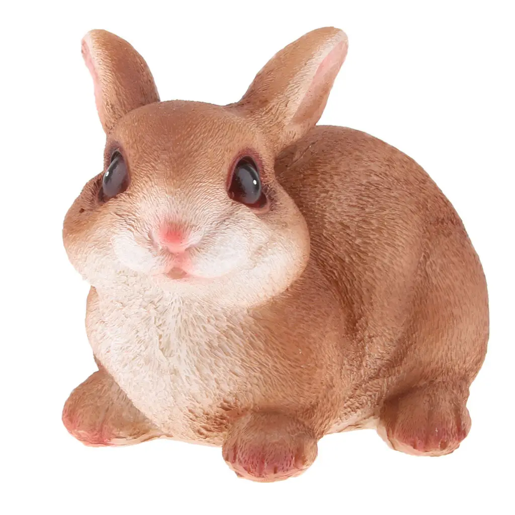 

Resin Rabbit Garden Fairy Ornament Flower Plant Pot Garden Home Decor