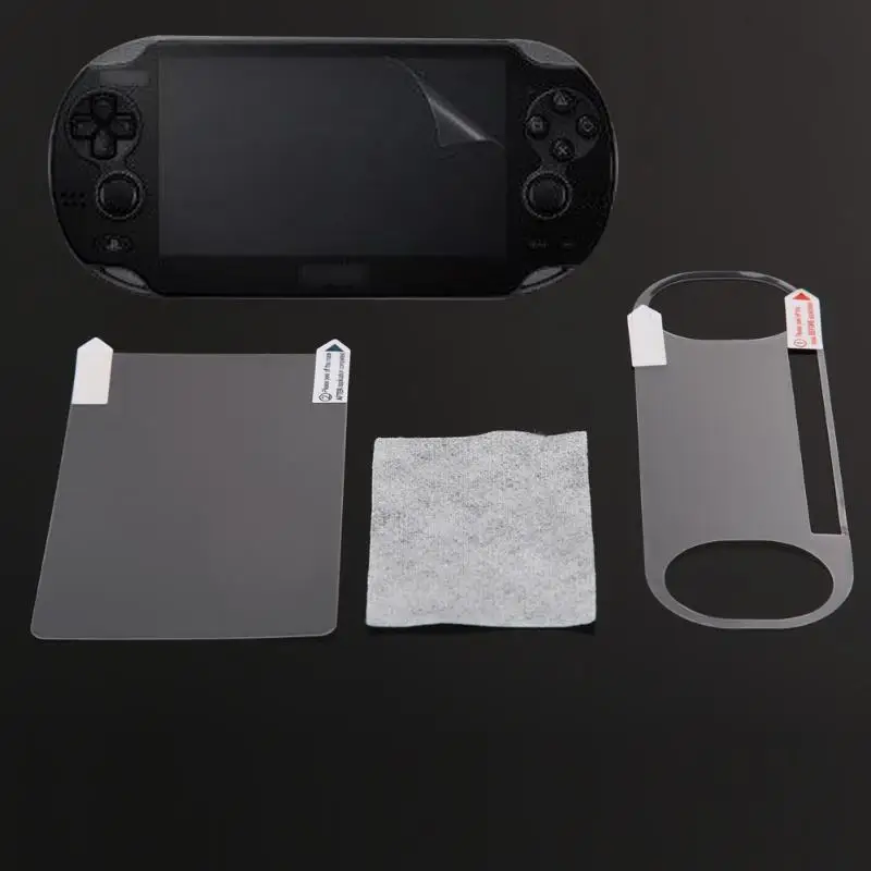 Прозрачный полный Корпус lcd передняя и задняя Защита экрана для sony PS VitaPS2000 защита