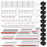 228 pieces of nail plate hook set nail plate hook classification is used to organize various tools