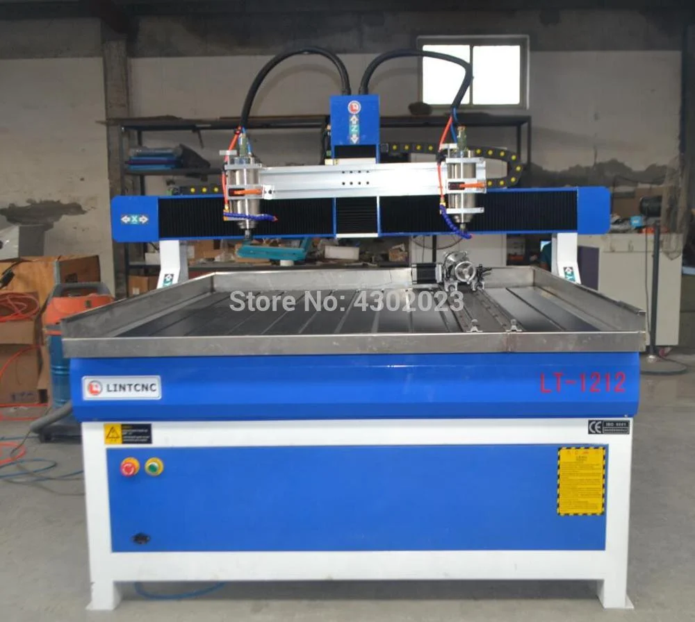 Cheap Jinan Multi-head 1.5kw 2.2kw Spindle 1212 CNC Router Engraving Machine Price | Инструменты