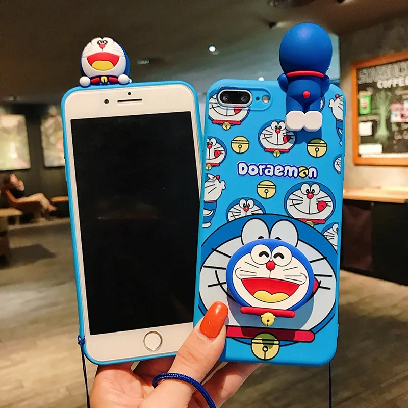 Чехол для телефона с Аниме Doraemon Huawei Enjoy 7P 8P 9P 10P Honor 7A 7C 8A 8X 9A 9X 20 20S 3D мультяшная кукла