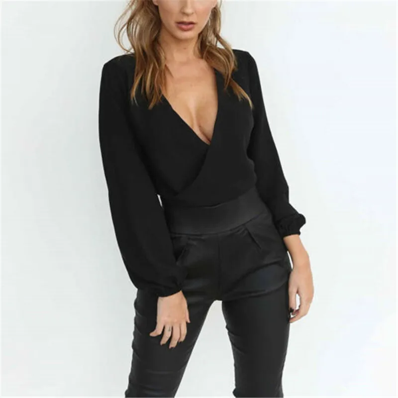 Женская Повседневная футболка с длинным рукавом и открытой спиной шифоновый топ