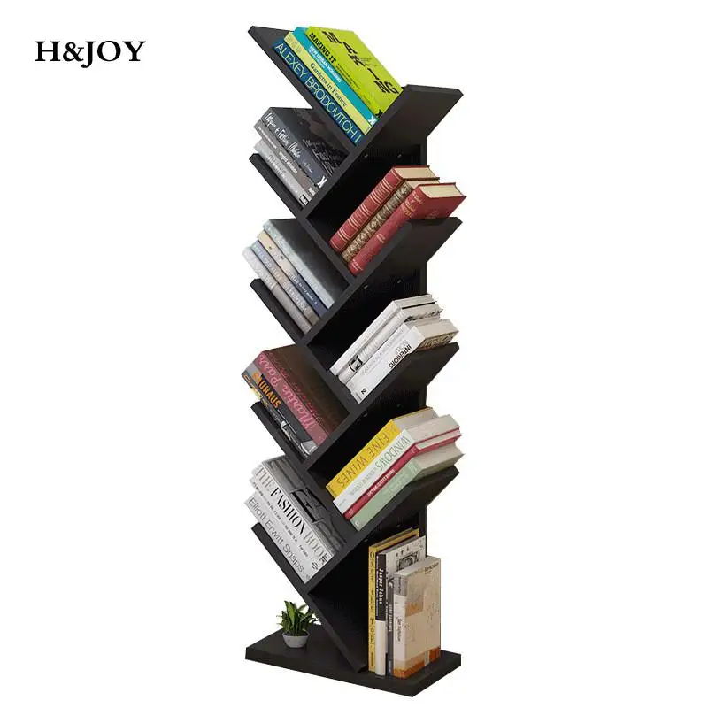 

Tree Rack Bookcase Freestanding Bookshelf Book Storage Organizer Tree Bookshelf Bookcase Storage Bookshelf Desk Shelf