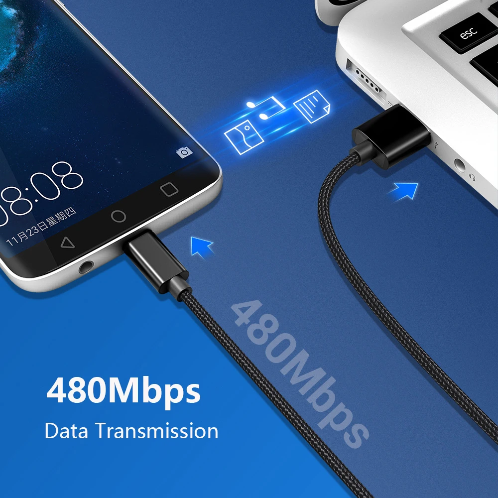 Кабель usb type-C для Xiao mi Red Note 7 Pro 9 3A кабель USB C быстрой зарядки и синхронизации