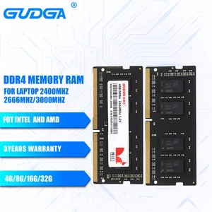 gudga memoria ram ddr4 8gb 16gb 4gb 32gb notebook memory 2400mhz 2666mhz 3200mhz 3000mhz sodimm for intel amd laptop computer free global shipping