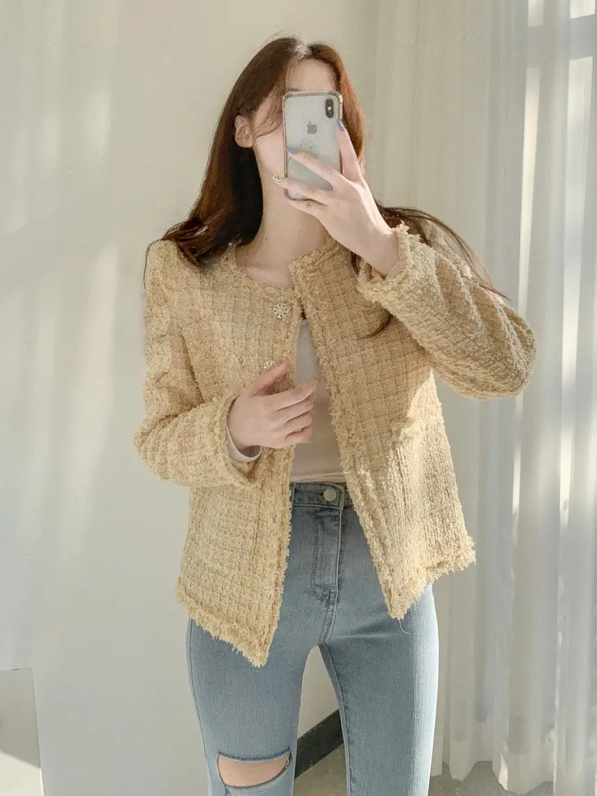 

Ladies' small fragrance retro jacket