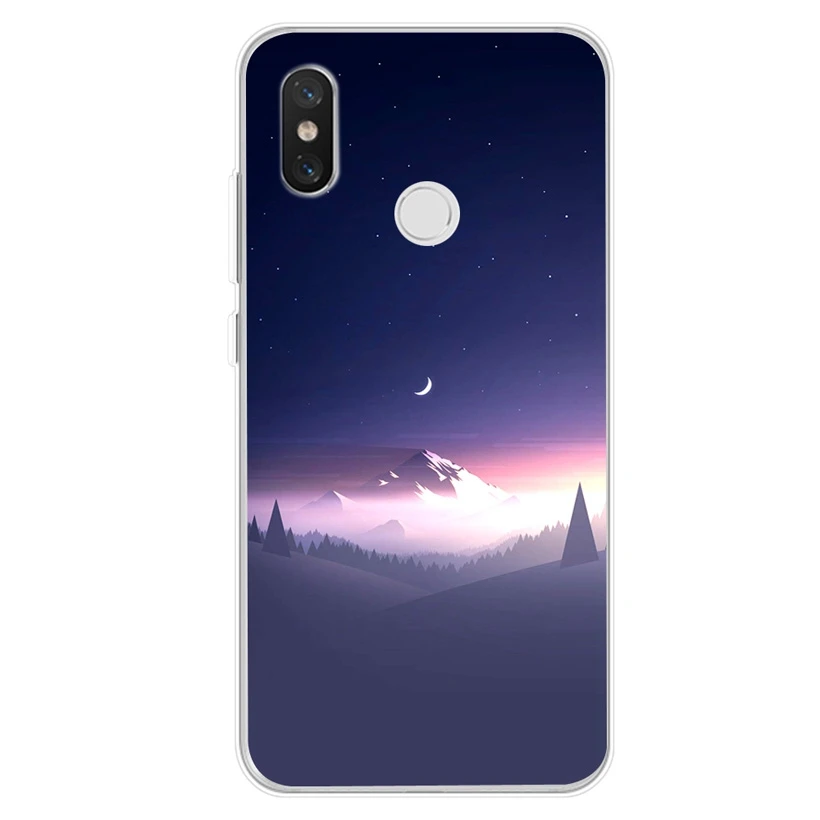 Case for Xiaomi Redmi Note 3 5 6 Pro Remi 4A 5A 6A 4X Silicone Phone Cover Landscape Pattern TPU E020 |