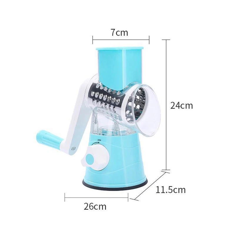 3in1 manual vegetable cutter fruit slicer potato spiralizer cheese grater meat grinder kitchen gadgets kitchen accessories free global shipping