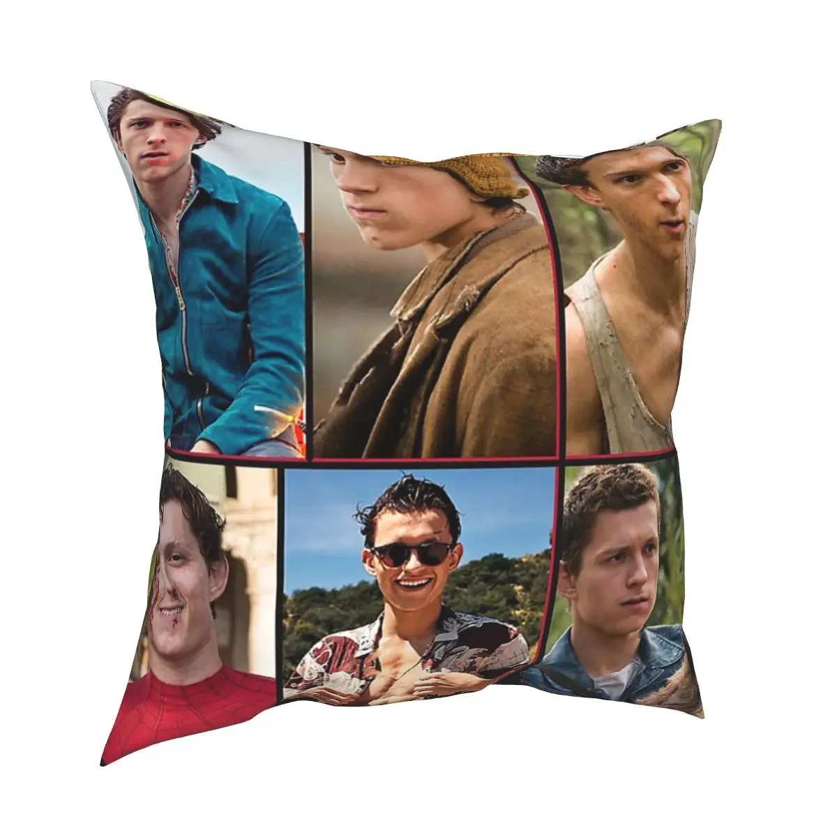 

Чехол для подушки с принтом том голландского фото коллажа декоративный чехол для подушки Чехол для спальни Квадратные наволочки 40*40 см