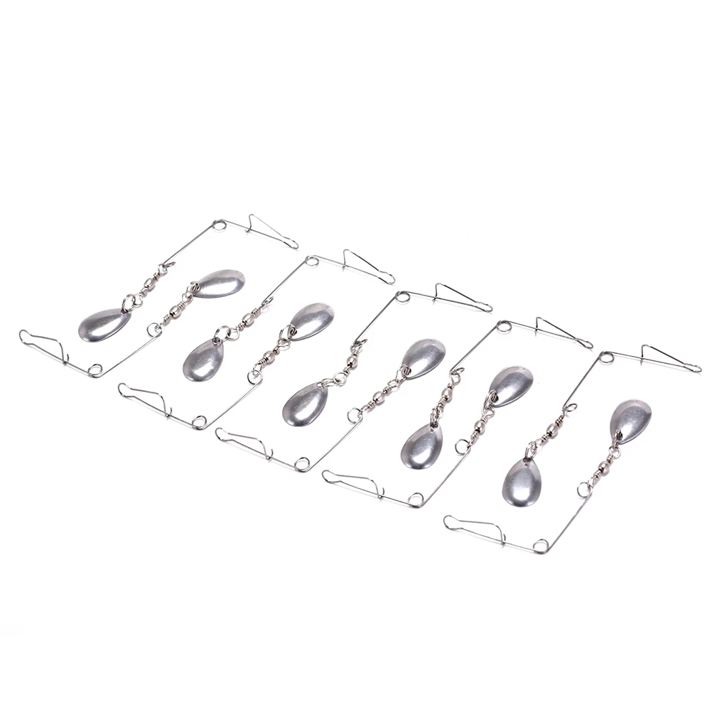 10 шт./лот из нержавеющей стали Spinnerbait моделирование аксессуары для приманки