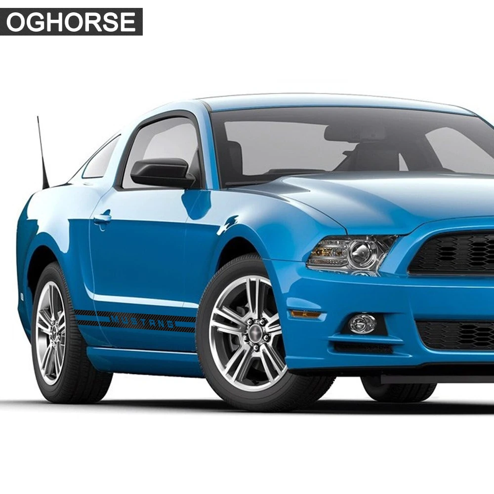 Автомобильный Стайлинг 5D из углеродного волокна виниловые боковые полосы капот