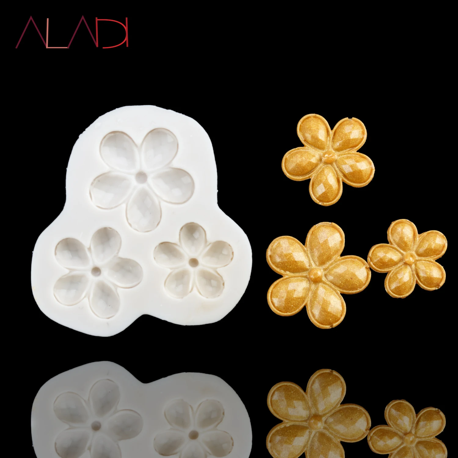 

Flower Silicone Mold, Icing, Cake Decoration Tools, Chocolate, Chewing Gum, Sugar, Kitchen Baking Accessories AD173