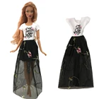 NK один комплект Кукольное платье Топ Мода костюмы юбки Одежда ручной работы для куклы Барби аксессуары подарок детские игрушки 275B DZ