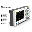 Цифровой Осциллограф 2 в 1, 7-дюймовый двухканальный входной генератор сигналов, частота дискретизации 1 Гб, осциллограф с полосой пропускания 120 МГц