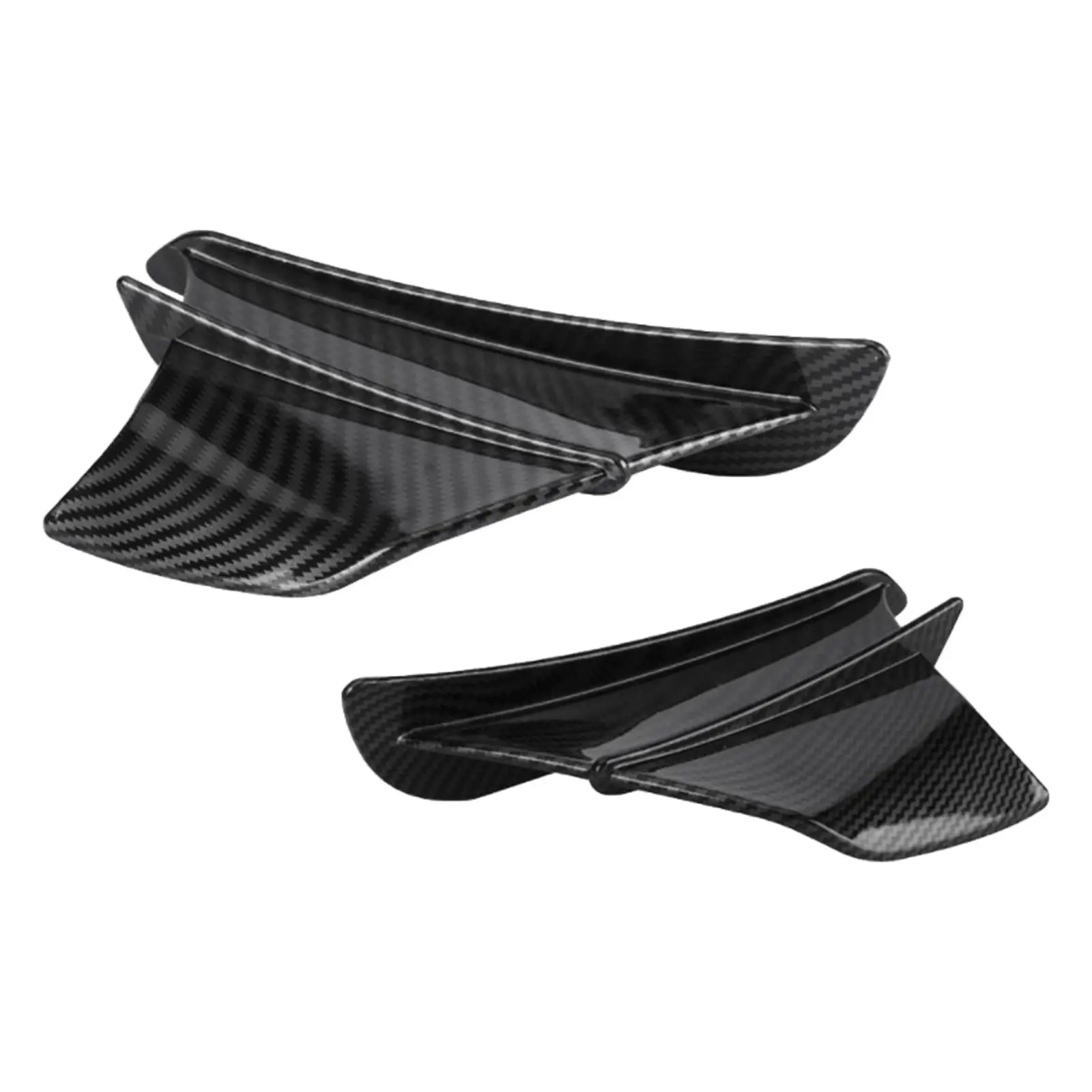 

Motorcycle Fixed Wind Wing Universal Winglets Aerodynamic Wing Kit Side Stickers Trims Accessories Gloss Carbon Fibre