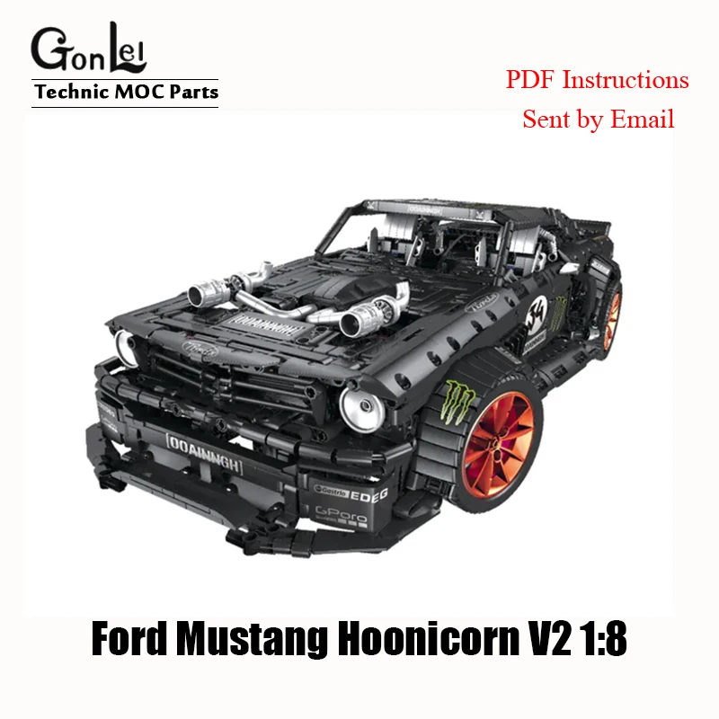 Новые поступления MOCs гоночный автомобиль Honda S2000 AP2 MOC 24500 совместимый с Technic Racing