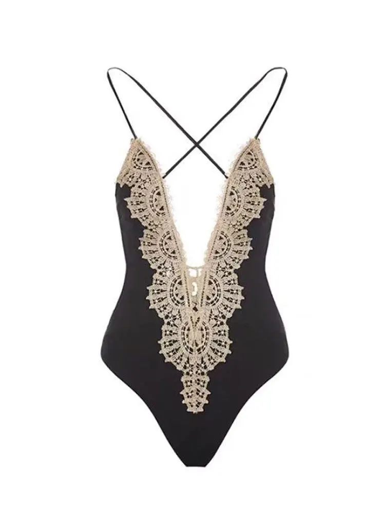 

Korean one-piece sexy bikini cover belly slimming holiday hot spring swimsuit women
