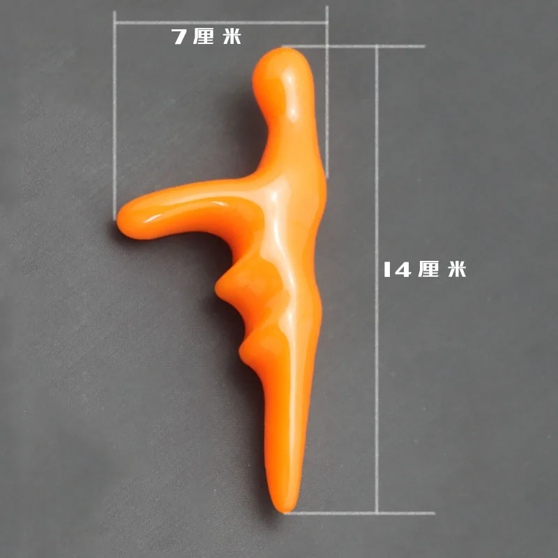 meridian body massage cervical spine neck back stick foot pedicure acupuncture pen sole acupoint finger joint triangle bee tool | Красота и