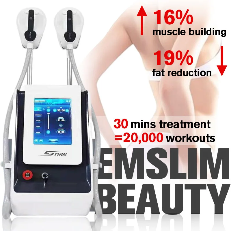 

New Tech Ems Machines Fat Removal Body Slimming Emslim Em Slim Machiness Build Muscle Cellulite Reduction Equipment Spa Use