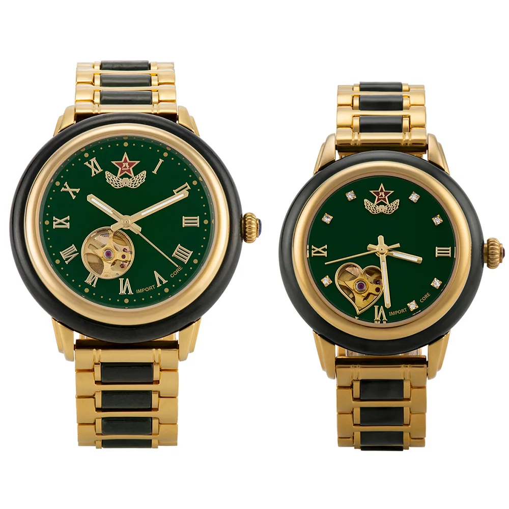 Роскошные Брендовые мужские часы нефритовые натуральные женские 100% Модные Новые