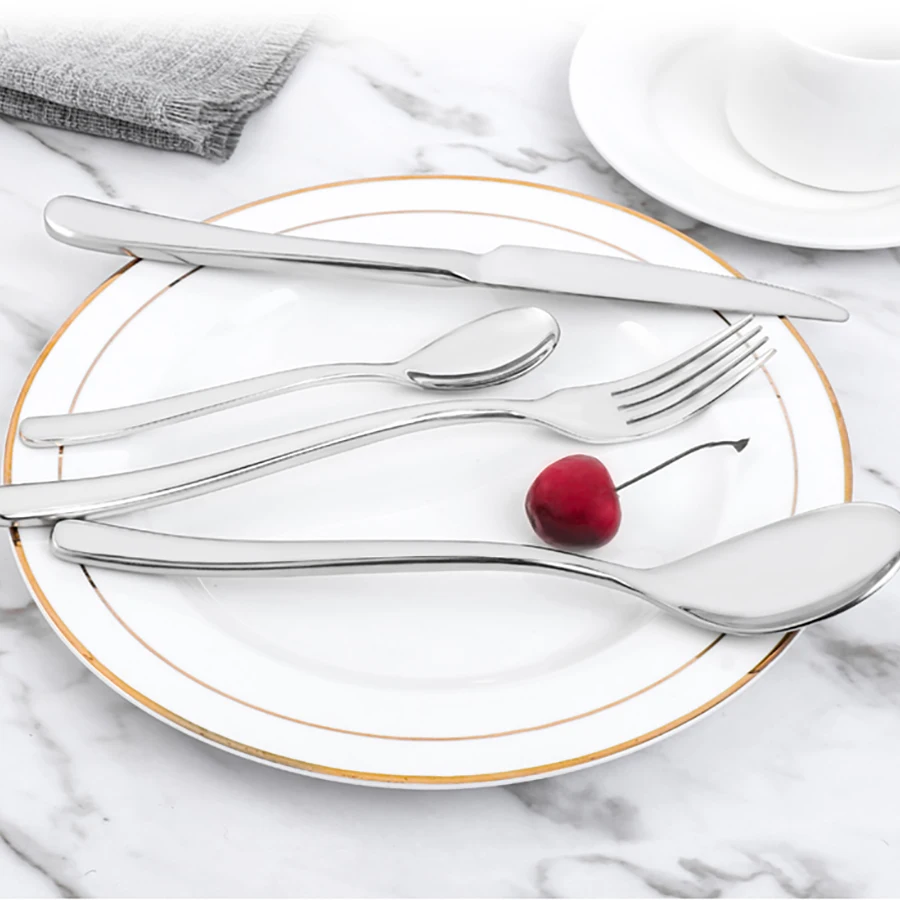 Столовые приборы из нержавеющей стали 18/10 набор столовых приборов в западном