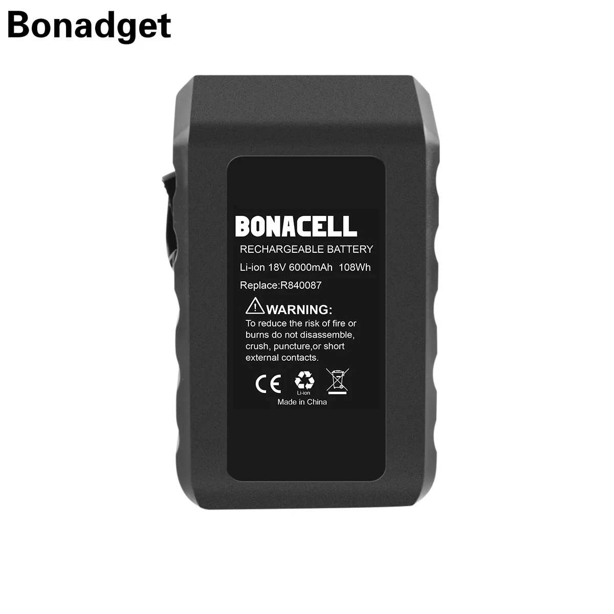 Bonadget 6000mAh 18V литий-ионная аккумуляторная батарея для RIDGID R840083 R840085 R840086 R840087 серия AEG