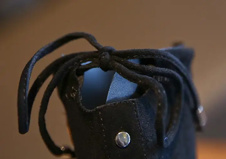 Женские кожаные сапоги до колена мягкие из флока в Корейском стиле размеры 27-37