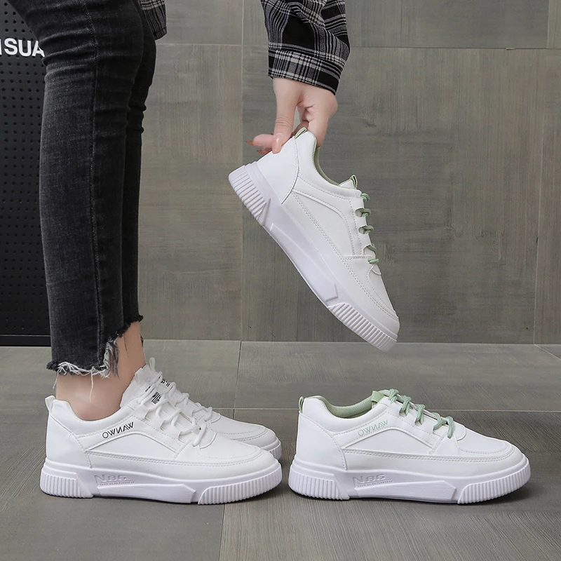 

Women Shoes Autumn Wedge Basket 2021 Modis Round Toe Female Footwear Casual Sneaker All-Match Fall Sports Cute Dress Cross New