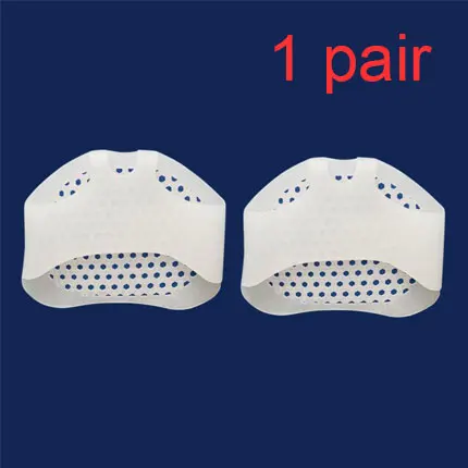 white-1pair Leyou Силиконовые Мягкие стельки для передней части стопы обувь на высоком каблуке гелевые стельки дышащая забота о здоровье ног Подушка для ног - Цвет: white-1pair