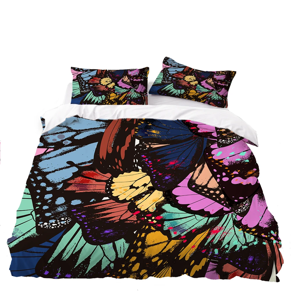 Набор постельного белья с 3D принтом бабочки набор из серии насекомых