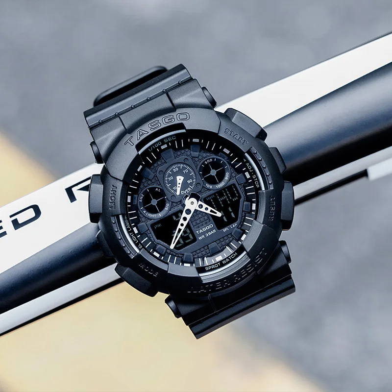Военные мужские часы Gshock водонепроницаемые с компасом G Shock двойной дисплей