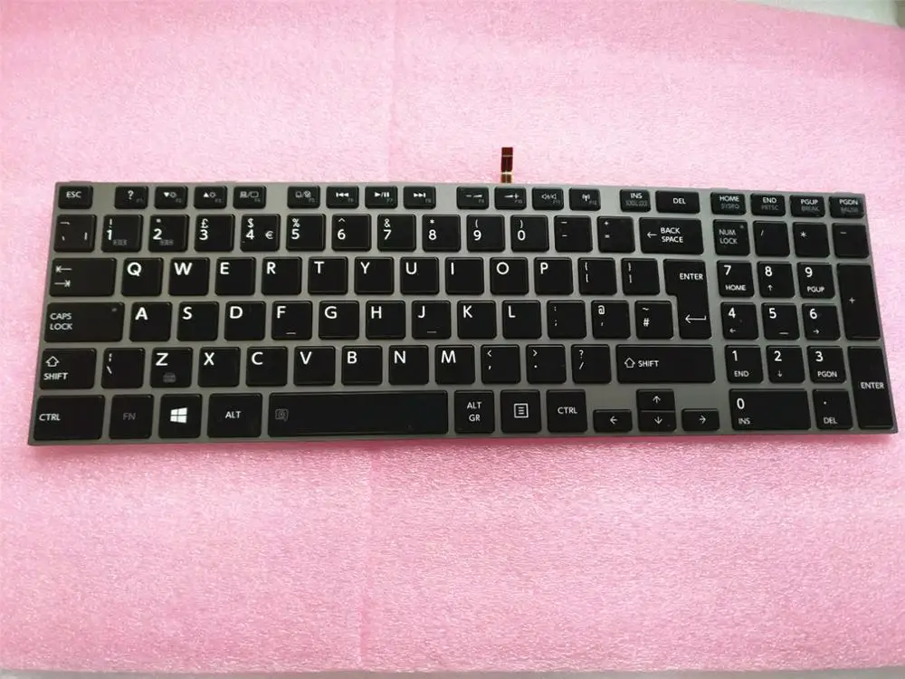 Клавиатура США с подсветкой для Toshiba Satellite E55-A5114 E55T-A5320 | Компьютеры и офис