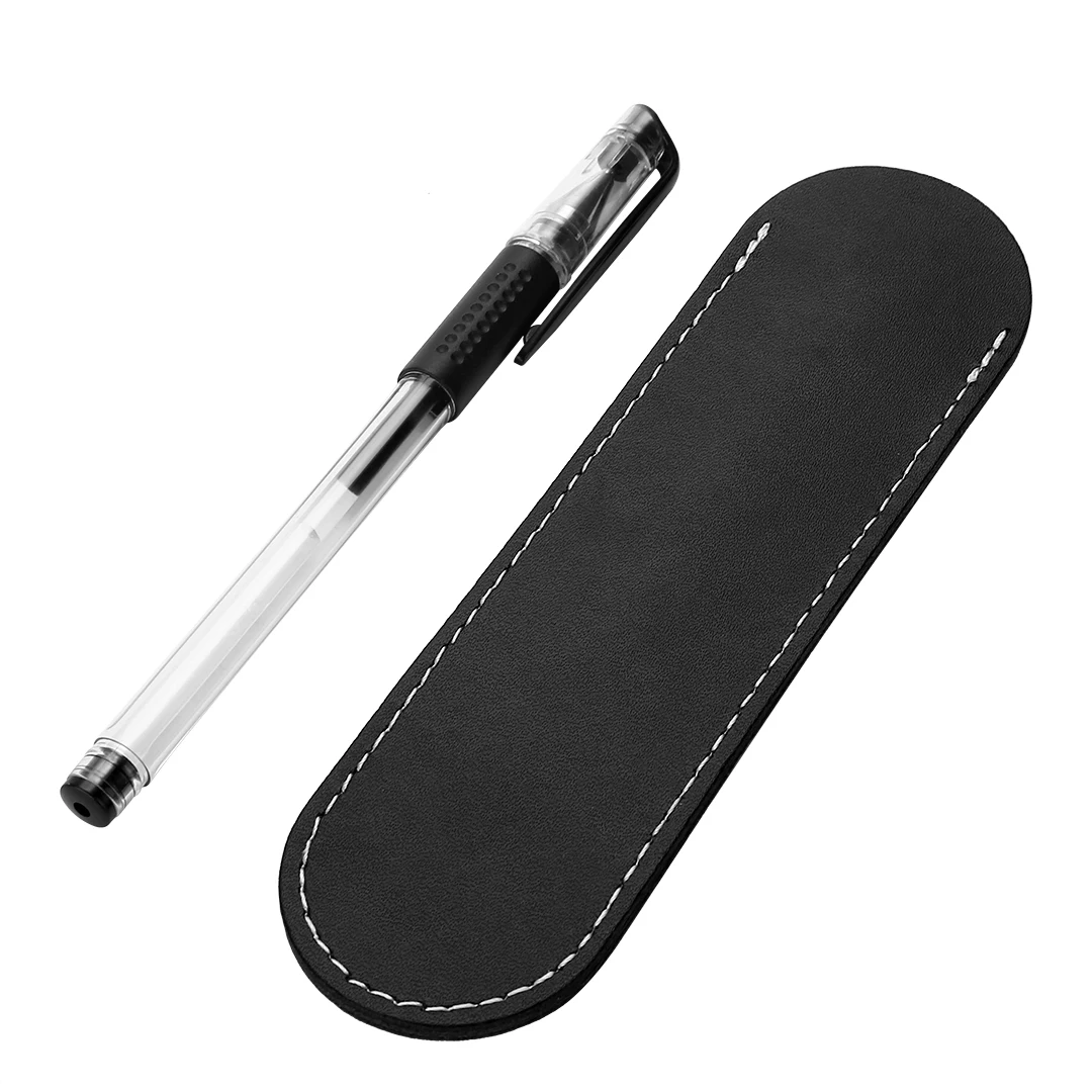 

1PC Handmade Leather Fountain Pen Pouch Pencil Case Single Pen Bag Holder Storage Sleeve Pouch For School Office Supplies