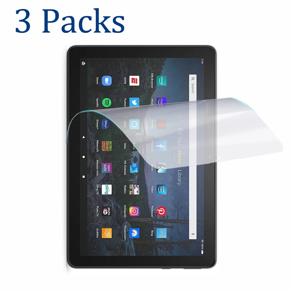 3 шт./упаковка Защитная пленка для планшета Kindle fire HD 8 + 10 PLUS 2020 2019 '񟭑