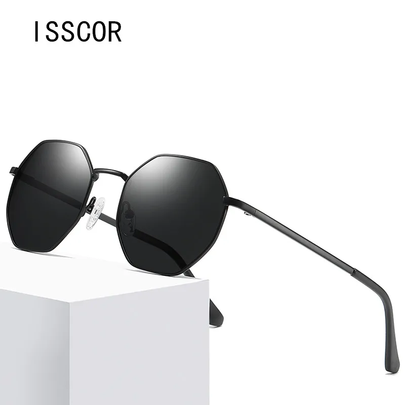 Поляризационные круглые женские солнцезащитные очки для мужчин и женщин