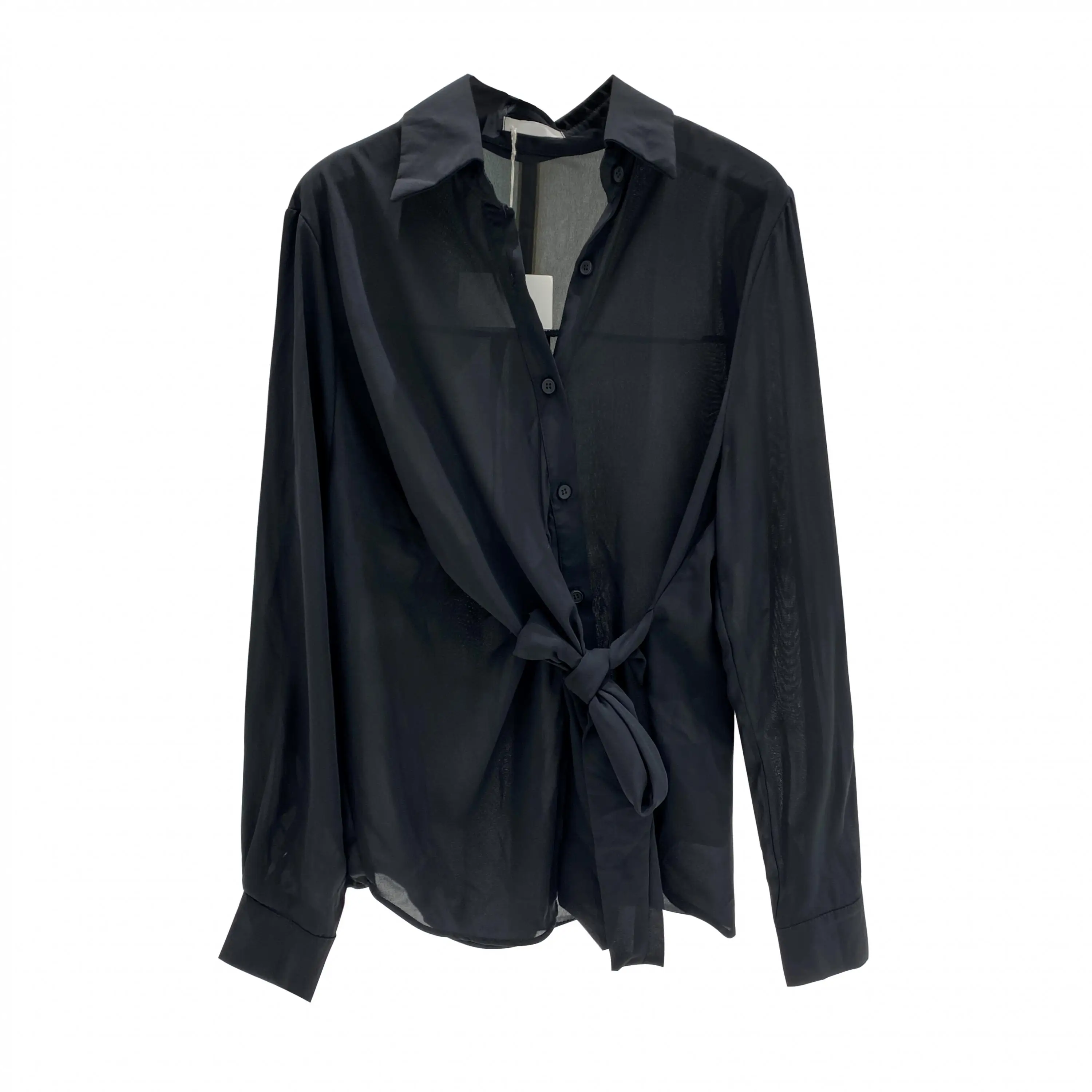 

ZHISILAO Irregular Vintage Blouse Women Solid Elegant Loose White Long Sleeve Shirts Mujer Plus Size Office Lady Autumn 2020
