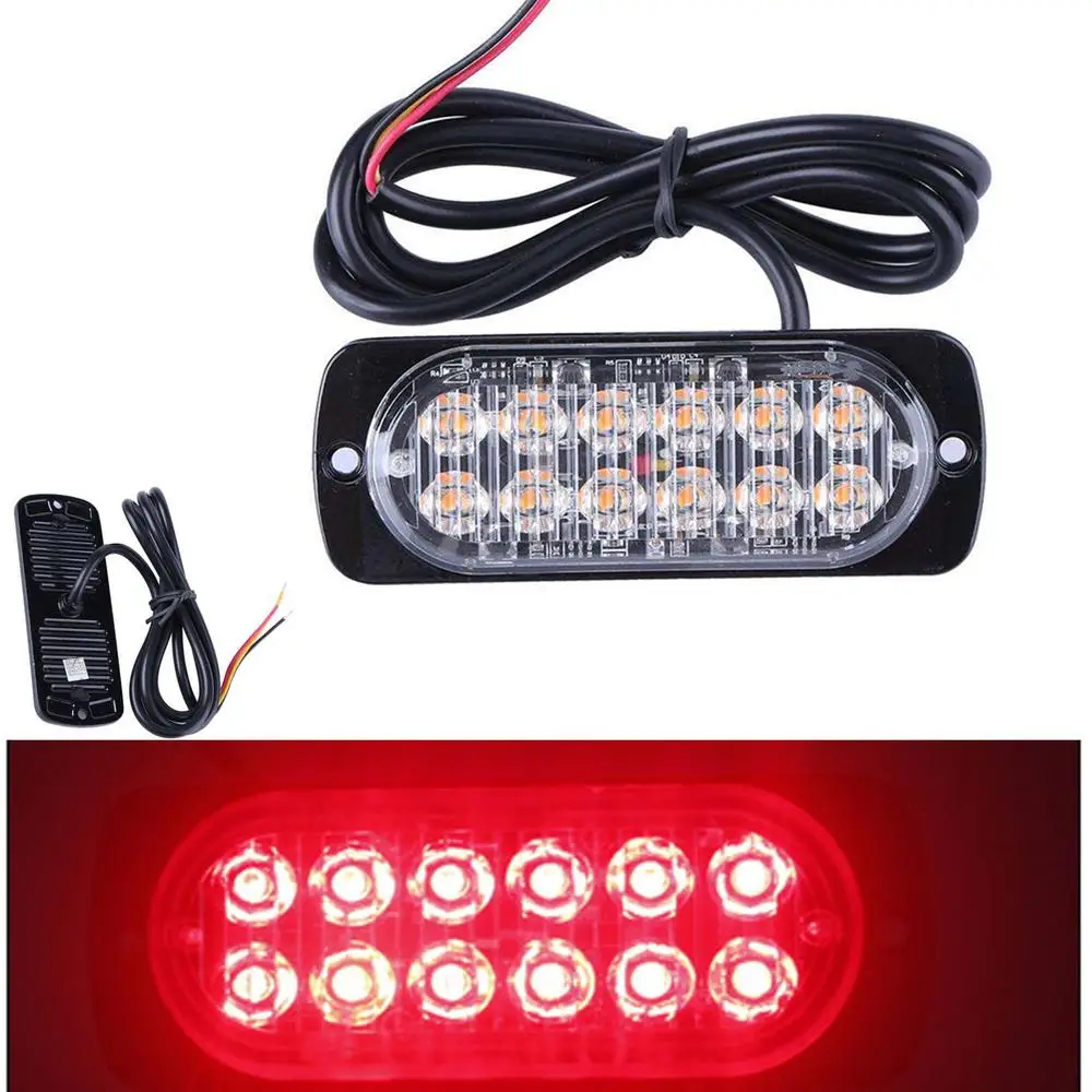 12-24 в 12 светодиодов стробоскописветильник световая балка для автомобиля